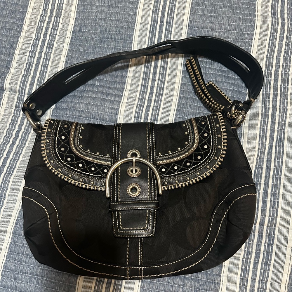 Vintage Coach Studded Soho